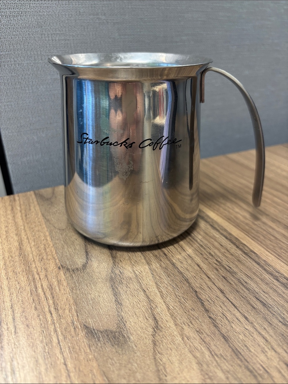 Starbucks stainless steel milk frothing pitcher